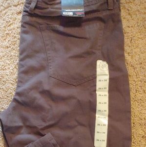 NWT Weatherproof gray pants jeans cut 36x30